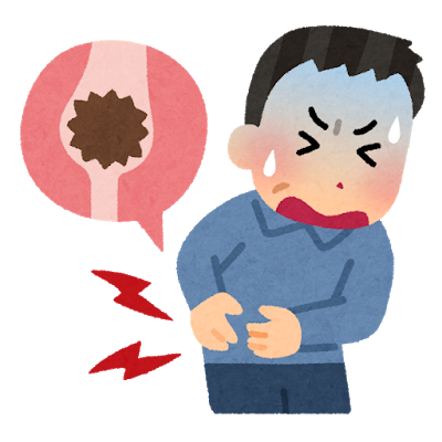 『尿管』や『膀胱』に結晶が移動すると、その場所で炎症を起こします